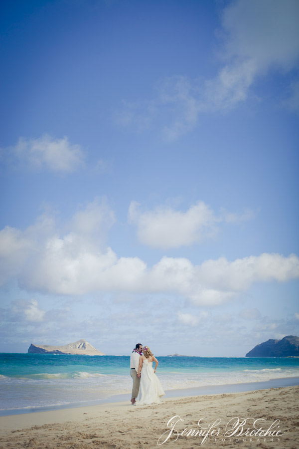 Hawaii Destination Wedding Photographer Waimanalo Beach Just Lucky