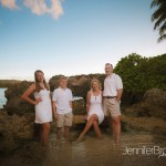 A Lawrence Family Sunset Photo Session at Turtle Bay Resort