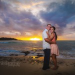 Destination Wedding Photographer~ North Shore Engagement Sunset Photo Session