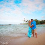 Anniversary Couple Beach Pictures, Oahu