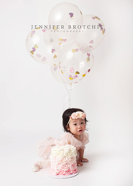 Redlands Cake Smash Shoot, Baby Birthday Studio Photoshoot